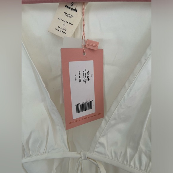 NWT Cult Gaia Adriel Top in Off White - Picture 4 of 5